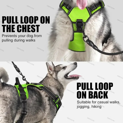 Rechargeable LED Glow Dog Harness