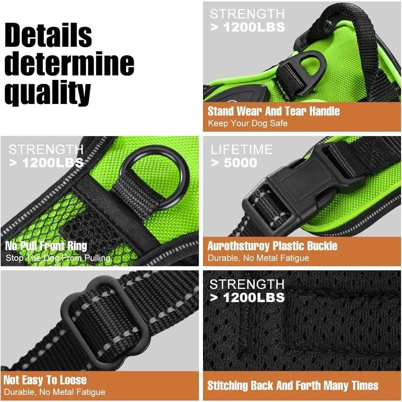 Rechargeable LED Glow Dog Harness