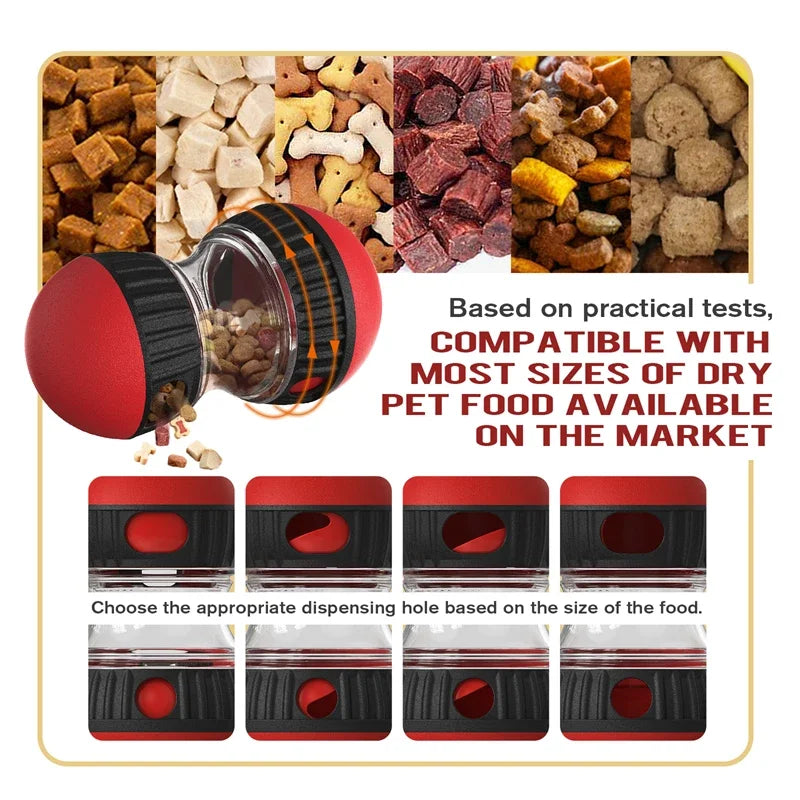 Smart Dog Toy – Rolling Food Dispense