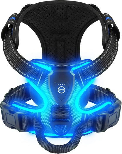 Rechargeable LED Glow Dog Harness