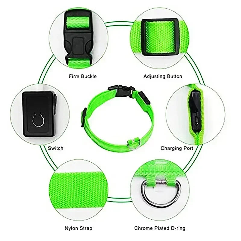 LED Glowing Dog Leash