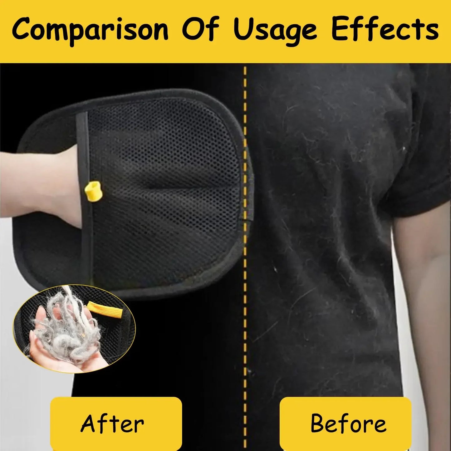 Reusable Pet Hair Removal Gloves
